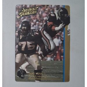 Three 1992 Action Packed Atlanta Falcons cards. Mike Kenn Andre Rison Tim McKyer